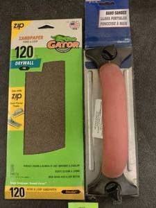 lot 219 image: Marshalltown Hand Sander and more.