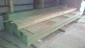 lot 690 image: (20) Timbers 6x6x12 up to $100 per timber Loc BB