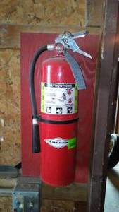 lot 697 image: Fire Extinguisher  10 Pound ABC. Loc BB