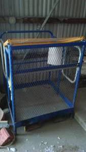 lot 702 image: Vestil Work Platform. - Forklift - Like New - $1,150 Retail Loc BB