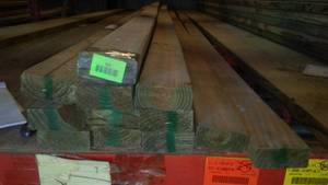 lot 707 image: 2x 4 X 16 Ft. Green Treat  (12) Loc BB