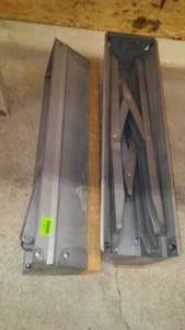 lot 750 image: Sawhorses - Collapsible, Sturdy