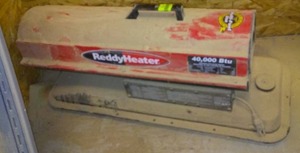 lot 756 image: Reddy Heater -40,000 BTU Kerosene Electric Blower