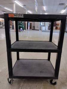 lot 416 image: Poly Cart-3 Tier Caster Wheels.