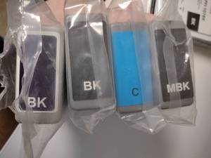 lot 453 image: Cannon PFI-107BK Ink Cartridge (5).