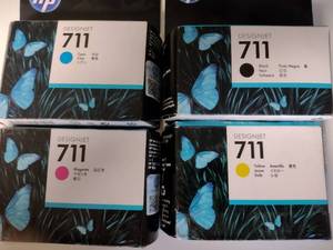 lot 456 image: HP 711 Printer Ink (4)