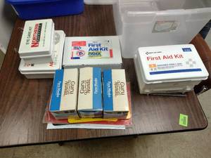 lot 468 image: First Aid Kits and More.