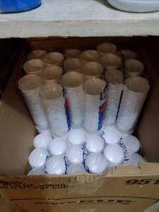 lot 482 image: Styrofoam 8 oz.  HotCold Cups.