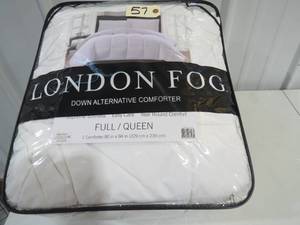 lot 57 image: London Fog Supreme Down Alternative Comforter White