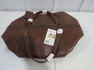 lot 58 image: Genuine Leather Travel bag