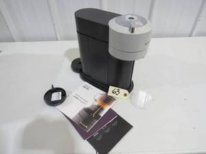 lot 63 image: Nespresso Vertuo Next Coffee and Espresso Machine Missing Water Tank