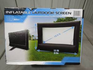 lot 74 image: Inflatable Outdoor 10.5 Foot Movie Screen