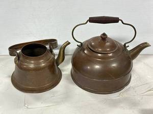 Antique Copper Teapots from Istanbul