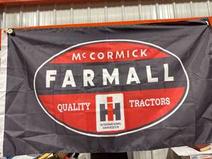 IH Farmall Flag  Banner approx. 3x5 Feet