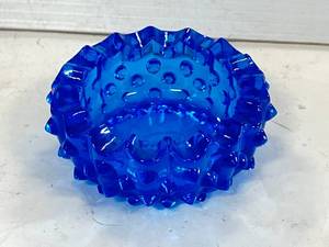 Fenton Blue Cobalt 3 � Inch Hobnail Ashtray