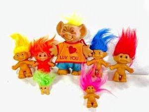 Vintage Russ Troll Doll Lot