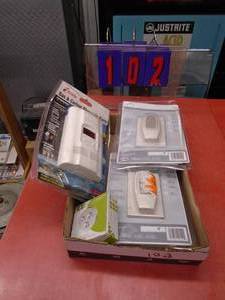Bof of fan dimmers etc. As shown.