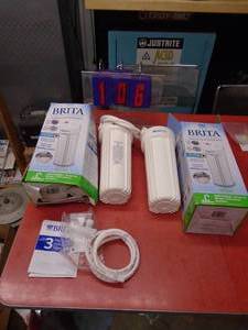 Qty of 2 Brita water filtration systems. As shown.