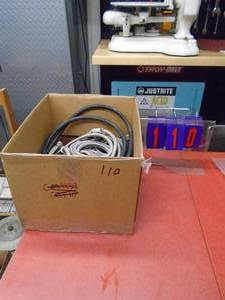 Box of 10 - 12 new flexable water lineshoses. As shown.