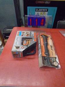 Power Shot Pro electric nailerstapler & ramset powder nailer. As shown.