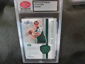 2002 SCORE QBC MATERIALS FOOTBALL #...