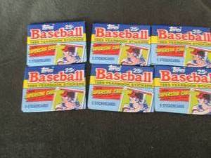 6- 5pks Topps Baseball 1989 Yearboo...