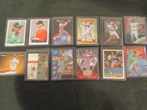 12 Assorted Mark McGwire Cards-doub...