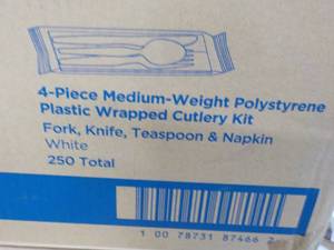 Dixie 250 Ct 4 pc Medium Weight Pol...