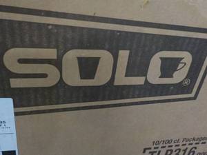 1000 ct Solo Plastic Lids...