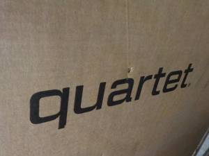 Quartez 4 ft x 6 ft White Board wit...