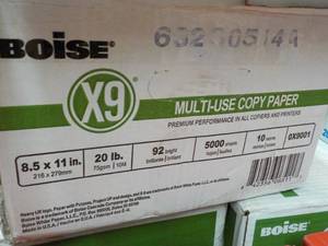 Boise X-9 5000 Sheets White 8.5 x 1...