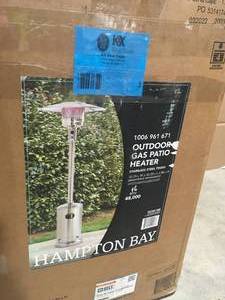 Hampton Bay 48000 BTU Stainless Steel Patio Heater see pictures