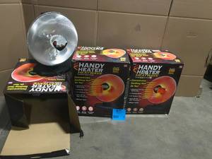 Lot of 3 Handy Heaters Heatwave open box customer returns review pictures