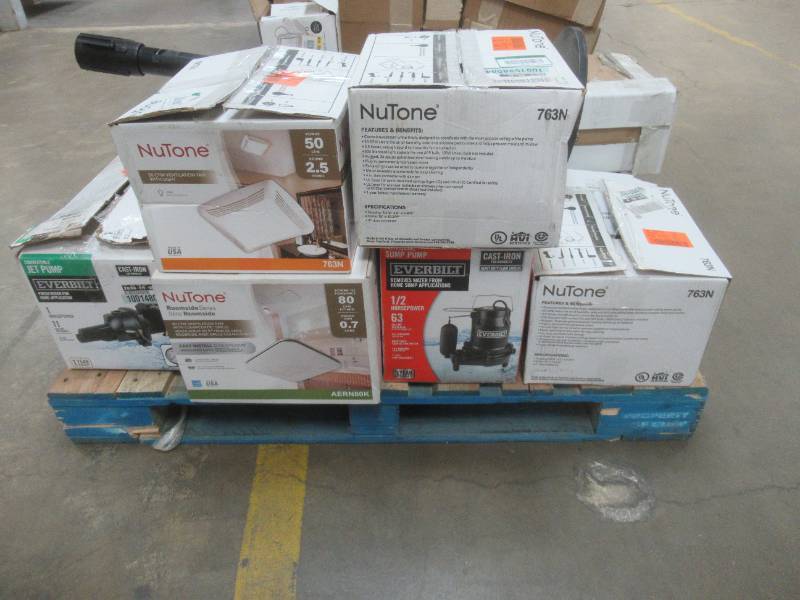 WholesaleSalvage Pallet (Building Materials, Flooring, Small Housewares And More) - SOLD AS IS