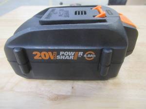 WORX WA3578 - PowerShare 20V 4.0Ah, Lithium Ion High Capacity Battery, Orange and Black
