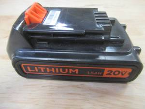 BLACKDECKER 20-Volt MAX Lithium-Ion Battery Pack 1.5Ah