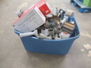 Bin of Misc Tape Guns - USED IN THE WAREHOUSE
