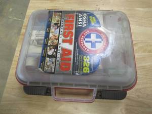 First Aid Kit - Opened - Used in Warehouse