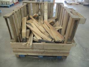 Misc Pallet of Cut Wood Pieces - SEE PHOTOS