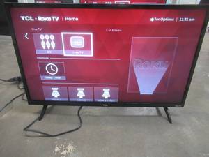 lot 12 image: TCL 32-inch 1080p Roku Smart LED TV - 32S327