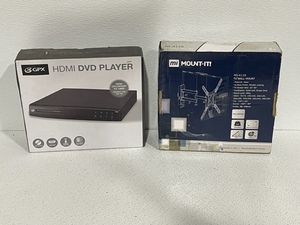 lot 9 image: DVD Player and TV Wall Mount