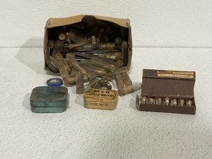 lot 13 image: Vintage Glass Tubes with Corks and More