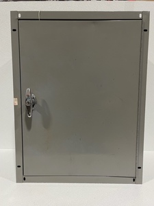 lot 18 image: Steel Cabinet with Key