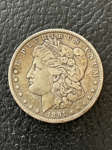 lot 22 image: 1891 Morgan Dollar