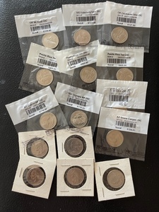 lot 24 image: Uncirculated Quarters