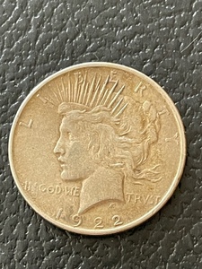 lot 55 image: 1922-D Peace Dollar