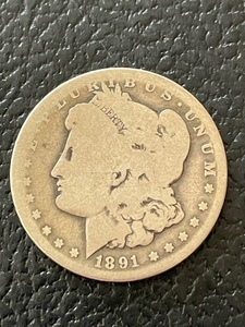lot 60 image: 1891-O Morgan Dollar