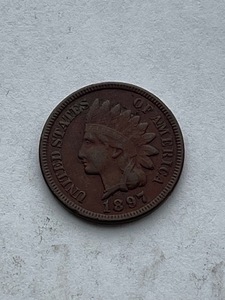 lot 63 image: 1897 Indian Head Cent