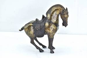 lot 88 image: Modern Chinese Tang Style Bronze Horse