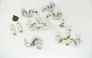 lot 96 image: Lot of European Porcelain Items